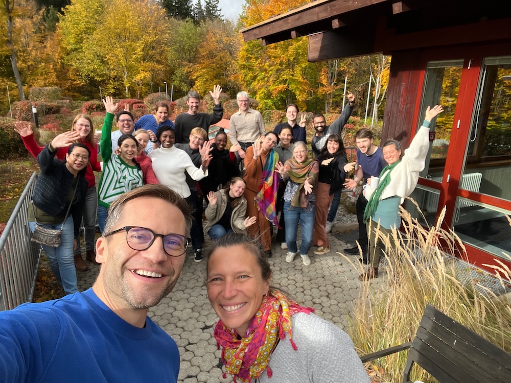 Christoffer Brick mit einem Projektteam nach einem Strategieworkshop